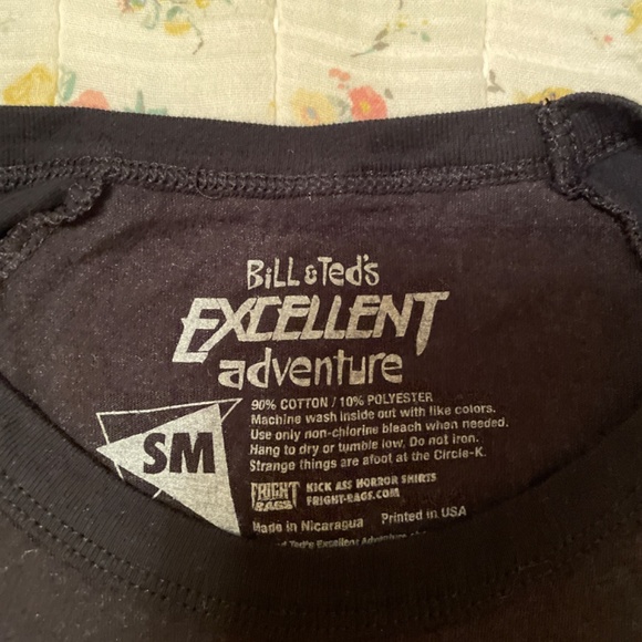 Bill & Ted’s Excellent Adventure Baseball Tee Fright Rags - Picture 4 of 4